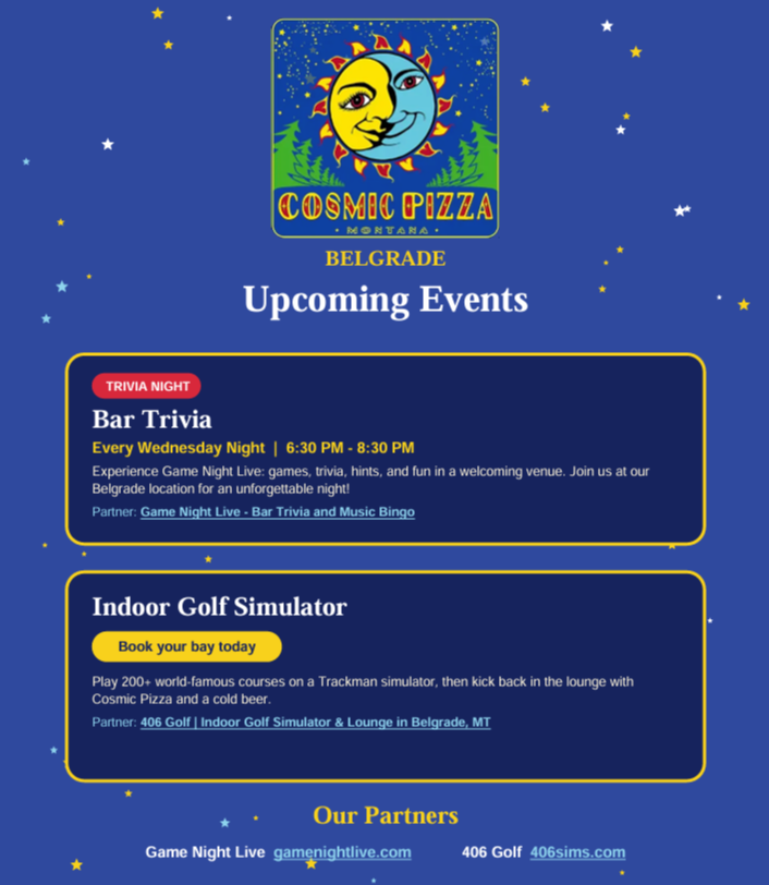 Upcoming Events